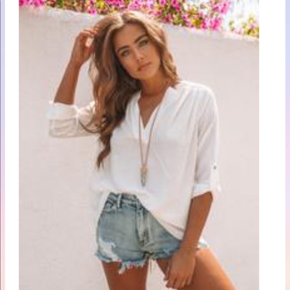 Vici White Blouse